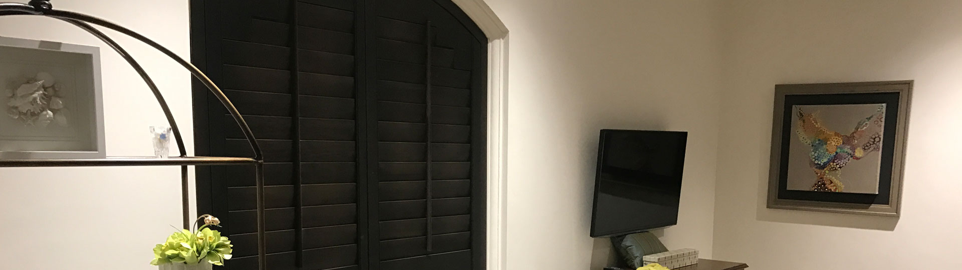 Paint sprayed internal door